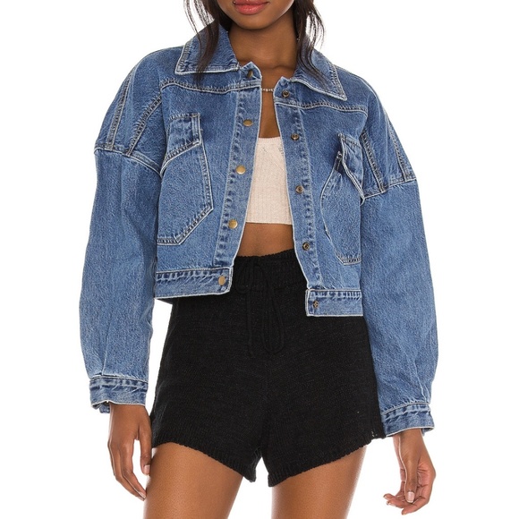 REVOLVE | SNDYS Denim Jacket, XS - Picture 1 of 3